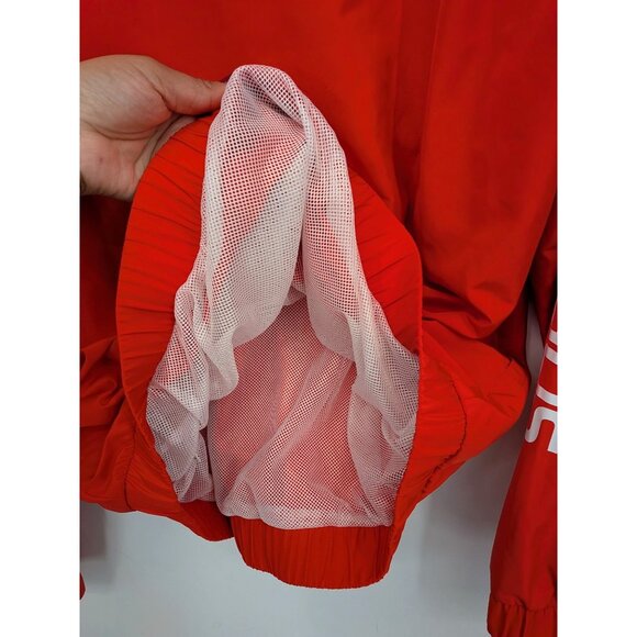 Speedo Y2K Meshed Lined Track Jacket Men Size L Windbreaker Gorpcore Sporty 90s - Picture 3 of 11